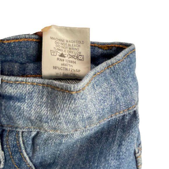 Aphrodite High-Rise Curvy Destructed Skinny Ankle Jeans Blue Size 5 - Picture 6 of 6